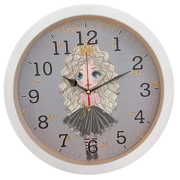 ساعت دیواری کودک مدل پرنس کد 4040220U