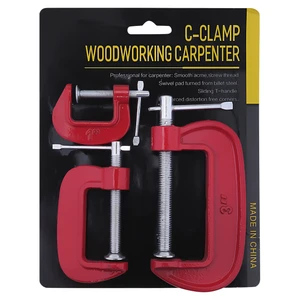 گیره سی کلمپ مدل c-clamp-3 بسته 3 عددی