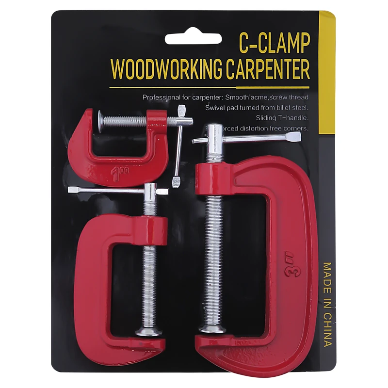 گیره سی کلمپ مدل C -CLAMP -3 بسته 3 عددی