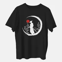 تی شرت آستین کوتاه مردانه مدل سامورایی ژاپنی توکیو کد anm446