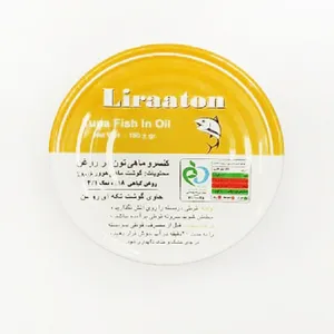 کنسرو ماهی تن در روغن مایع ليراتون- 180 گرم