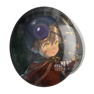 آینه جیبی خندالو طرح ریگ انیمه ساخته شده در پرتگاه مدل تاشو کد 24345 