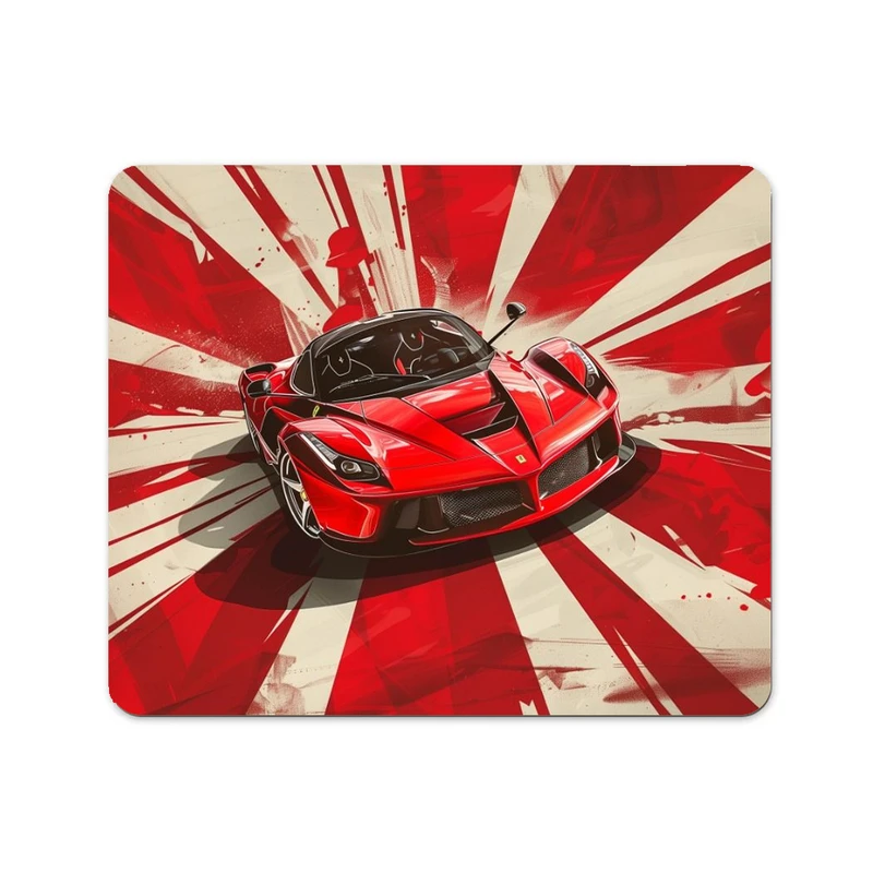 ماوس پد پاد آفرین مدل فانتزی ماشین اسپورت کد P077 سایز 19*24 سانتی متر