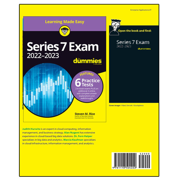 کتاب Series 7 Exam 2022-2023 For Dummies with Online Practice Tests اثر Steven M. Rice انتشارات نبض دانش