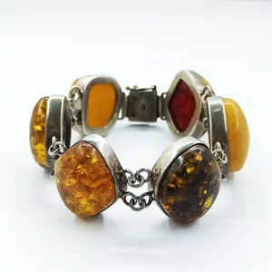 دستبند نقره زنانه سلین کالا مدل کهربا کد ce-As31