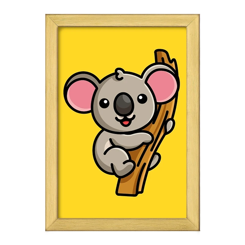 تابلو خندالو طرح حیوانات بامزه کوالا کد 28179