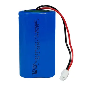 باتری شارژی لیتیوم یون 7.4 ولت 2000 میلی آمپر ساعت استارسان مدل TWINConnector