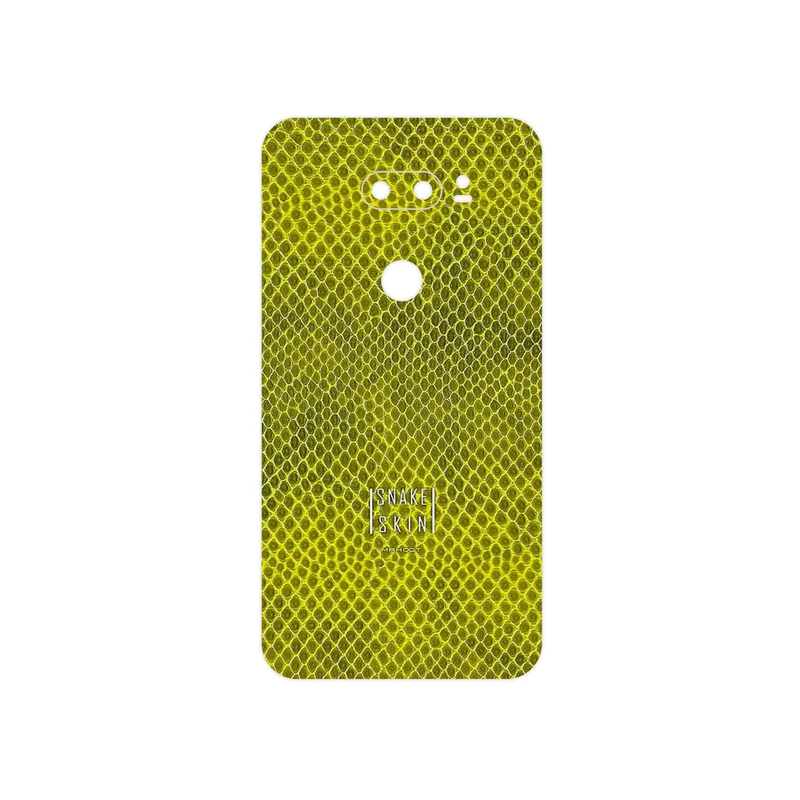 برچسب پوششی ماهوت مدل Yellow Snake Skin مناسب برای گوشی موبایل ال جی V30