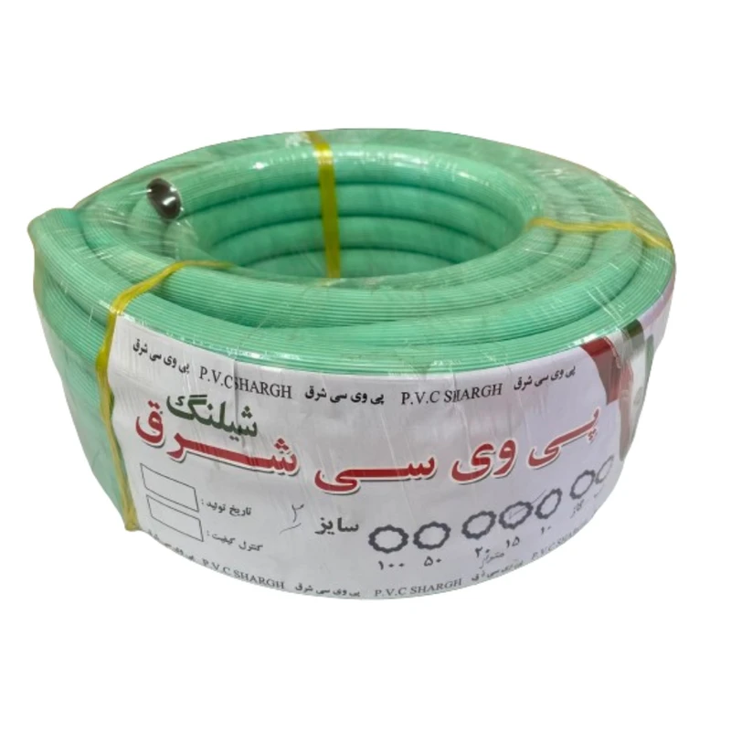 شلنگ آب پی وی سی شرق مدل 1/2 کد A120