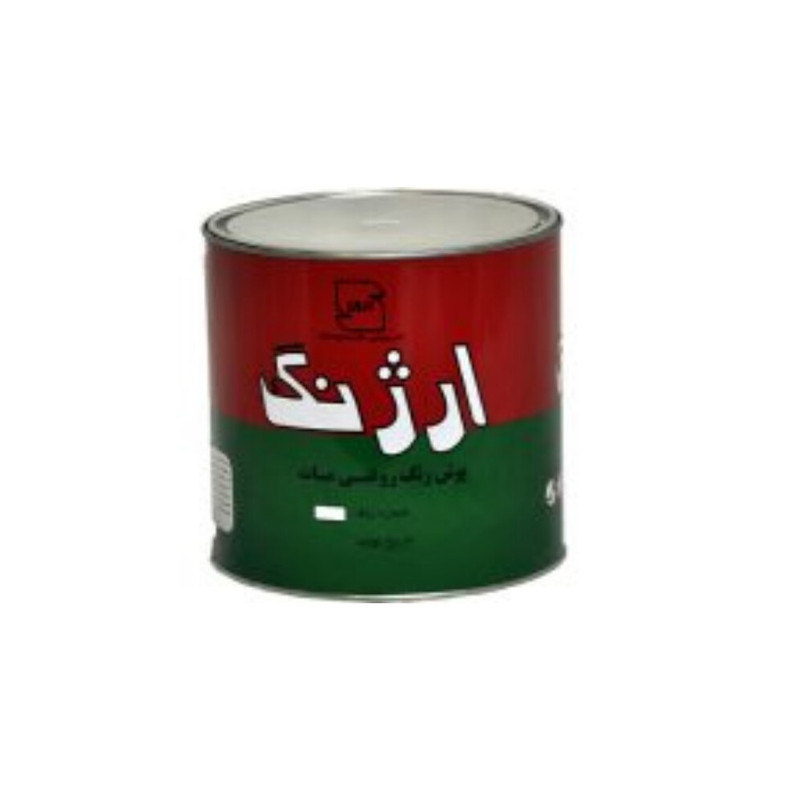 پوشرنگ روغنی مات سفید ارژنگ کد 400 وزن 1000 گرم