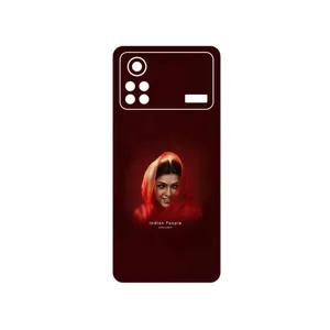 MAHOOT Portrait of an Indian Woman Cover Sticker for Xiaomi Poco X4 Pro 5G