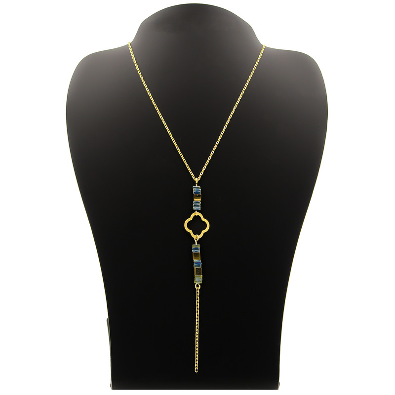 نیم ست طلا 18 عیار زنانه مانچو کد smgs003