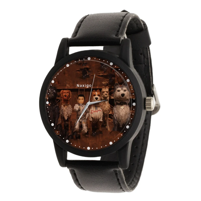 ساعت مچی عقربه ای ناکسیگو مدل جزیره سگ‌ها کد LF14107