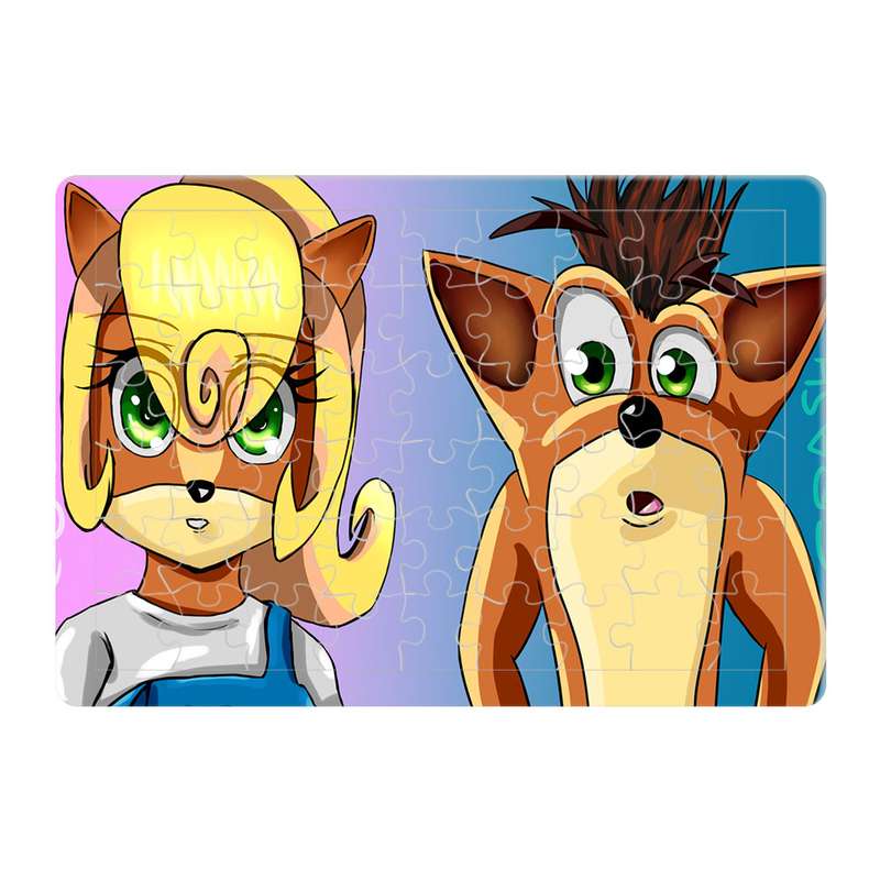 پازل 54 تکه طرح کراش مدل P572