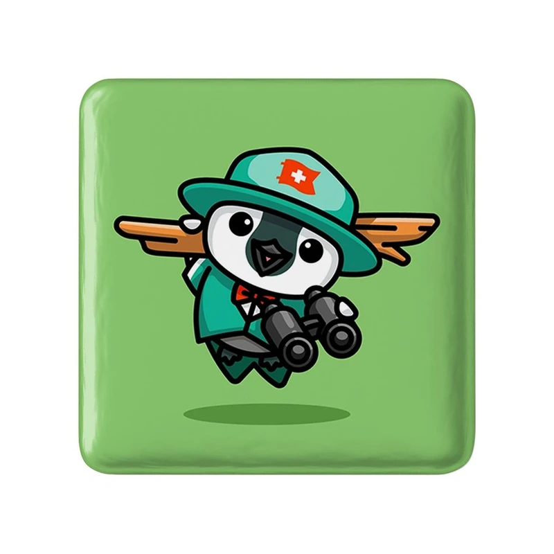 مگنت خندالو مدل حیوانات بامزه جغد کد 28361