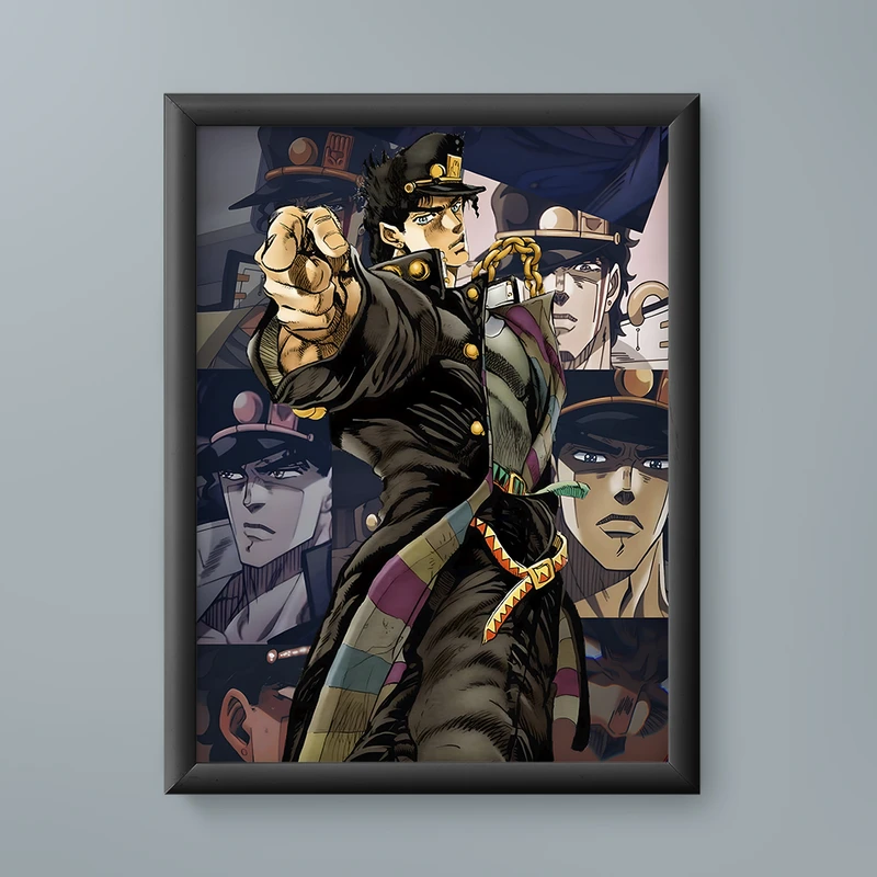 تابلو مدل انیمه جوتارو کوجو جوجو Joutarou Kuujou JoJo anime 05
