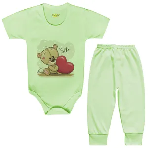 ست بادی و شلوار نوزادی کارانس مدل BSTG-3260