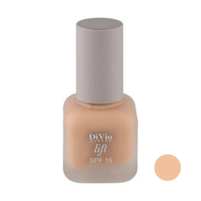 کرم پودر مایع SPF15 دیوایو مدل LIFT شماره 08 مناسب برای انواع پوست حجم 45 میلی‌لیتر
