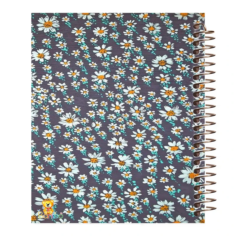 دفتر مشق 100 برگ بانیبو طرح گل کد 765