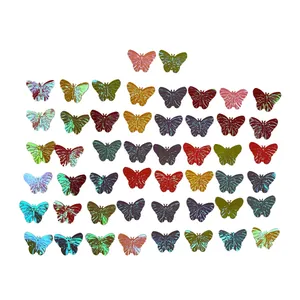 پروانه تزئینی مدل butterfly بسته 50 عددی