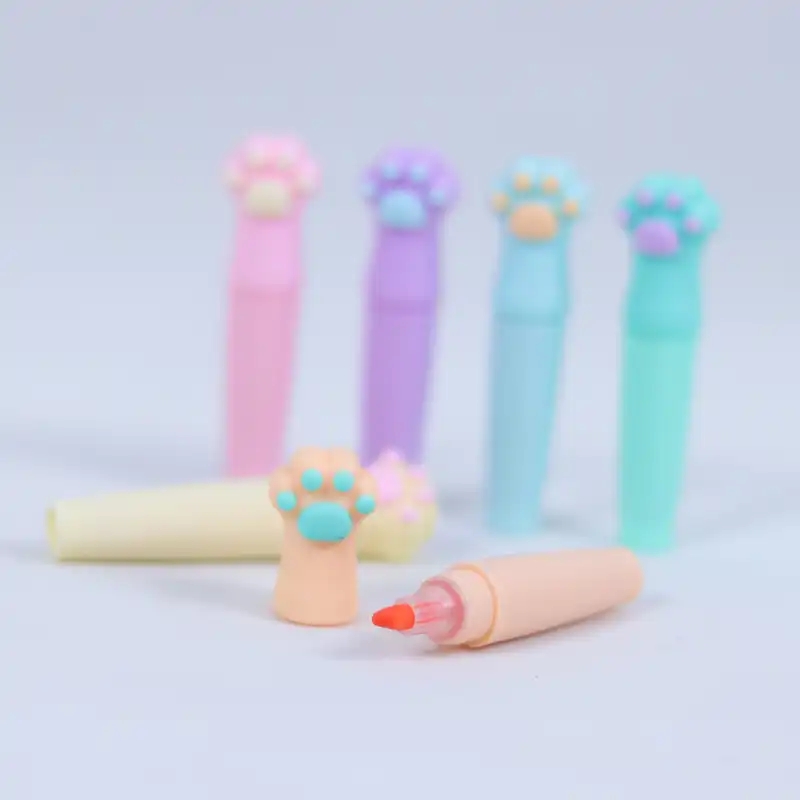 ماژیک علامت گذار مدل پنجه گربه بسته 6 عددی