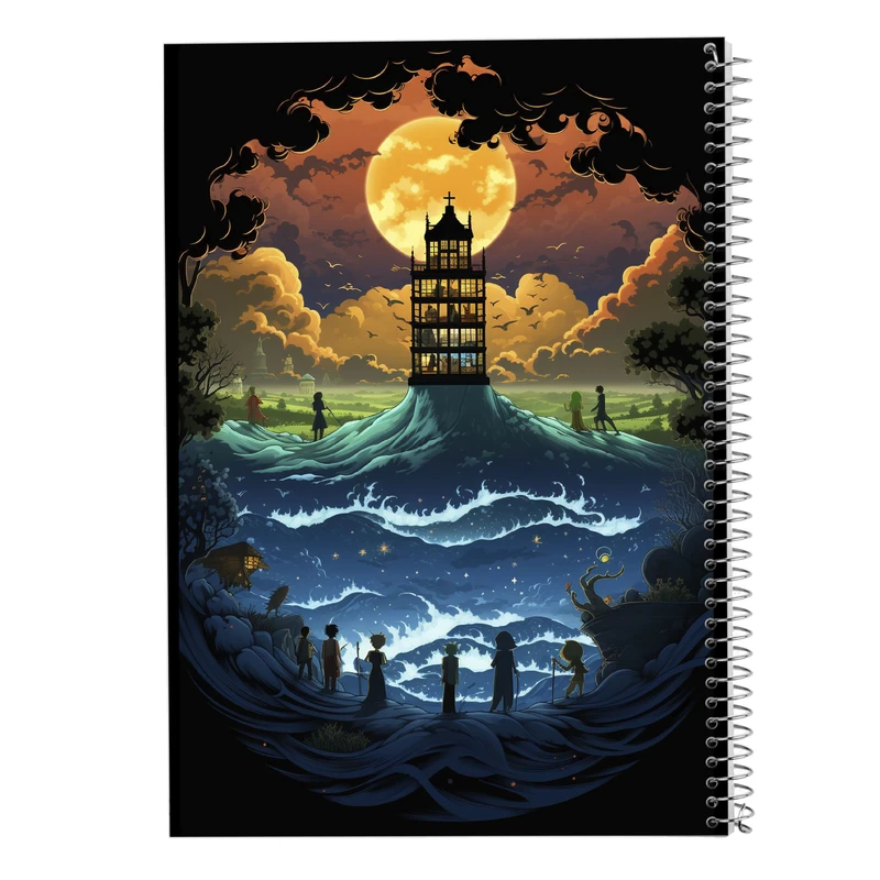 دفتر مشق 50 برگ مدوپد مدل Ghibli کد DF2399