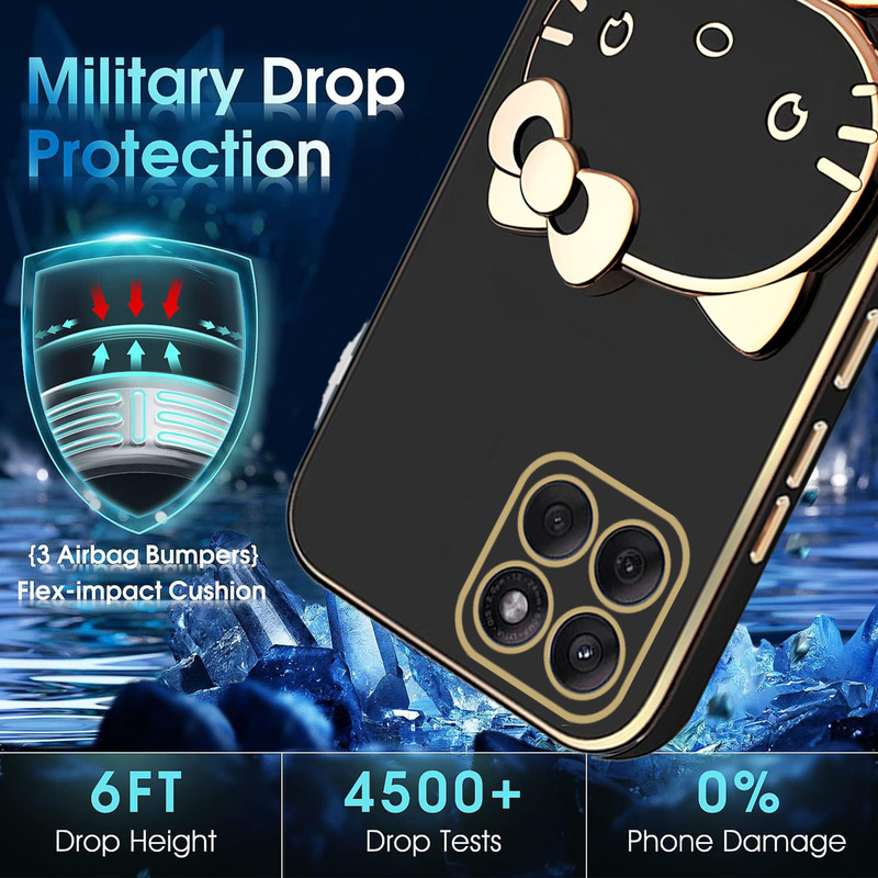کاور گاردتک آساک مدل Kitty case مناسب برای گوشی موبایل موتورولا Edge 60 Fusion