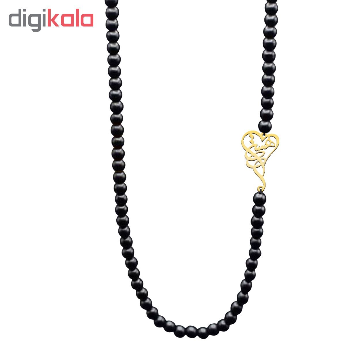 گردنبند نقره زنانه ترمه 1 طرح هستی کد A38 - - 2