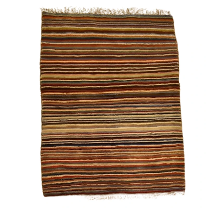 گبه فرش دستباف یک ونیم متری مدل بافت قشقای شیراز کد NKP.Z.N68