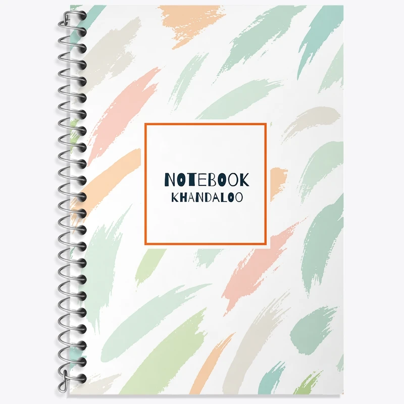 دفتر لغت 50 برگ خندالو طرح مینیمال کد N1490