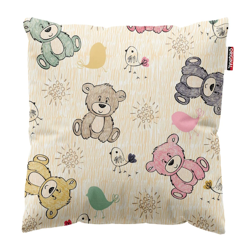  کوسن پاد آفرین طرح کارتونی بچگانه کد 2888 سایز 30*30 سانتی متر