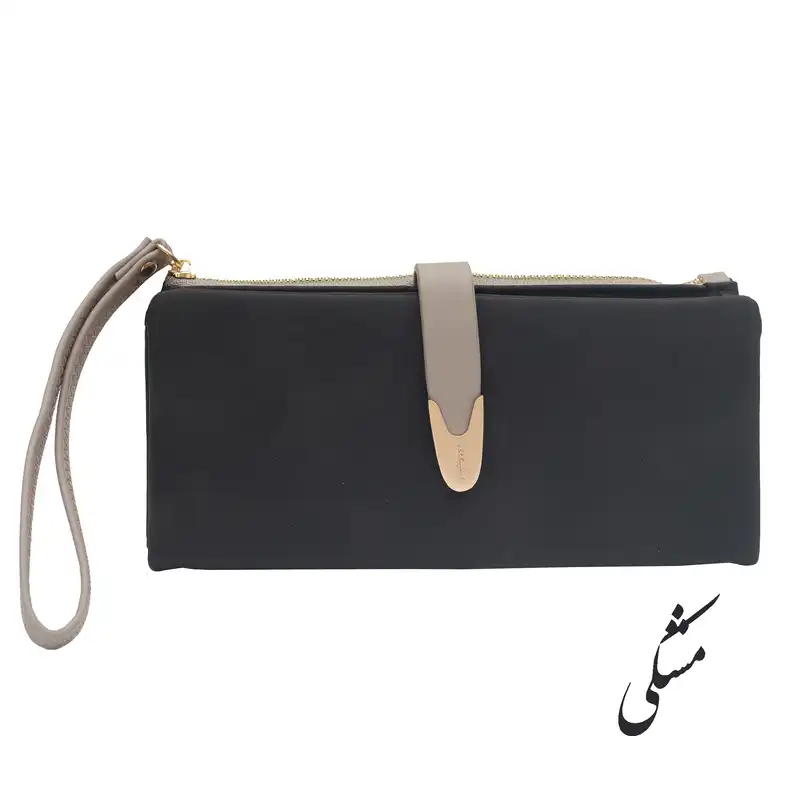 کیف پول زنانه پرتیزس مدل ساده بند دار کد 2020044