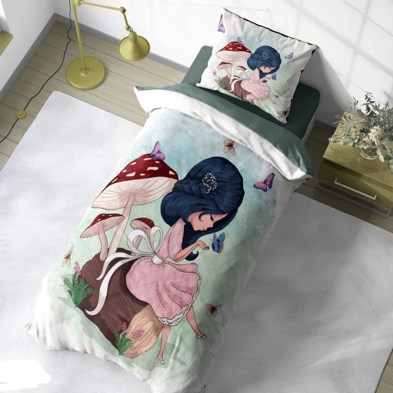 سرویس خواب 1 نفر 4 تکه مدل دخترانه کد 1306