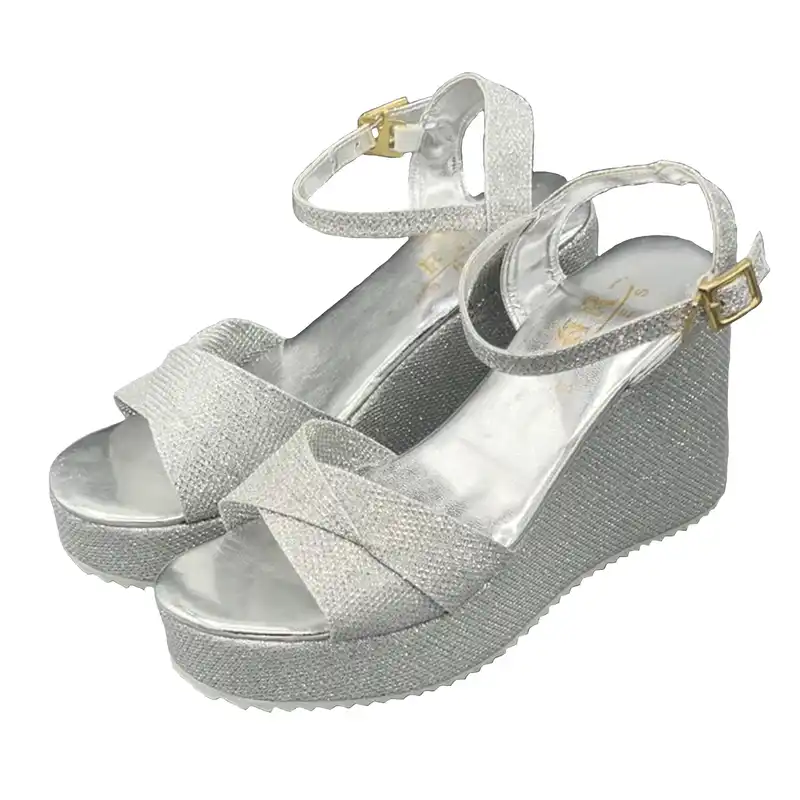 صندل زنانه مدل چرم مصنوعی لمه