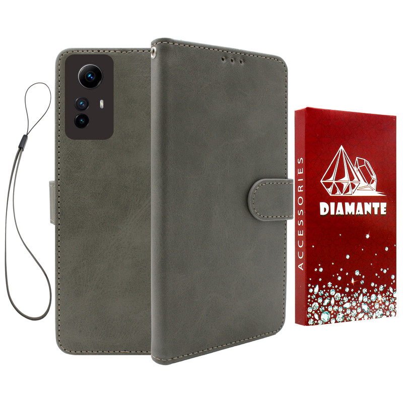 کیف کلاسوری دیامانته مدل Chanta Rd مناسب برای گوشی موبایل شیائومی Redmi Note 12s  به همراه بندآویز