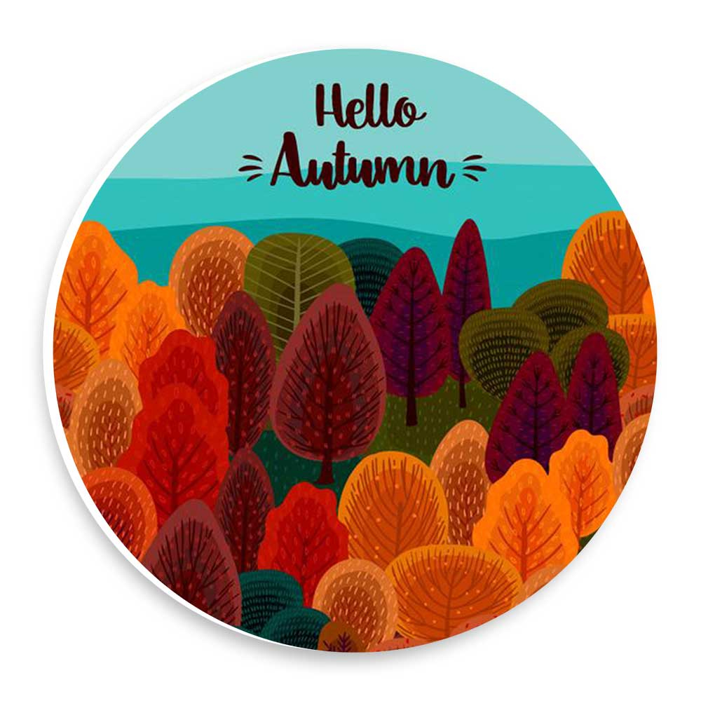  دیوارکوب طرح نقاشی درختان مدل wtb1004