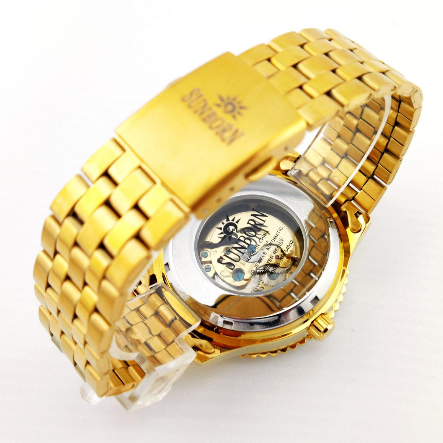 ساعت مچی عقربه‌ای مردانه سان بورن مدل اتوماتیک و کوکی کد 54052