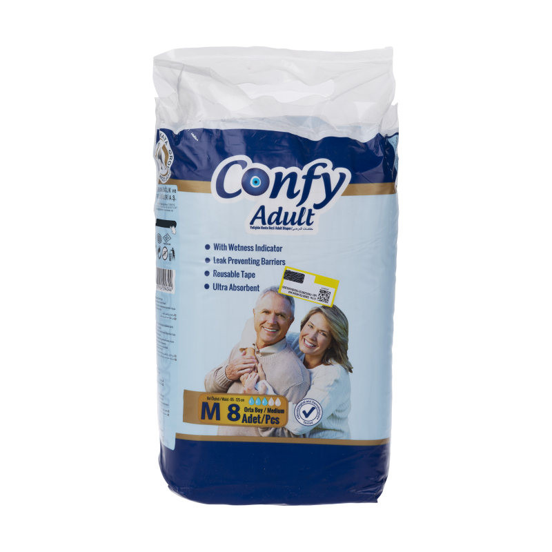 پوشک بزرگسال کانفی مدل A10 سایز متوسط مجموعه 2 عددی