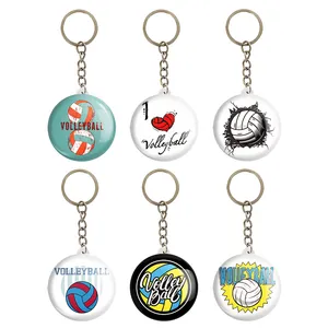 جاکلیدی خندالو مدل والیبال Volleyball کد 1703A مجموعه 6 عددی