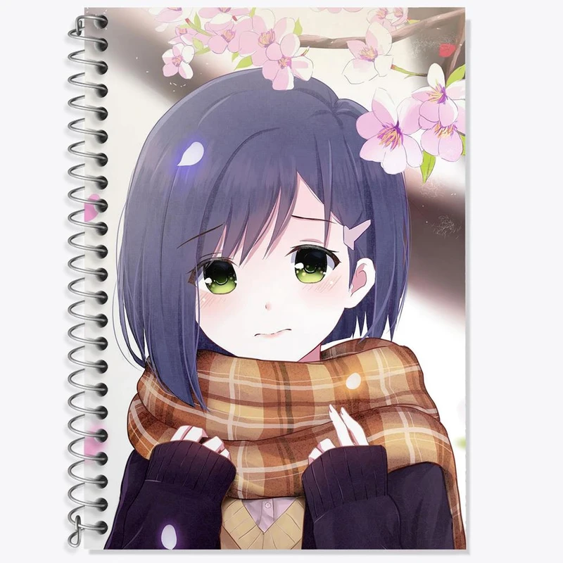 دفتر زبان 50 برگ خندالو مدل دو خط طرح ایچیگو انیمه دارلینگ در فرنکس کد 11984