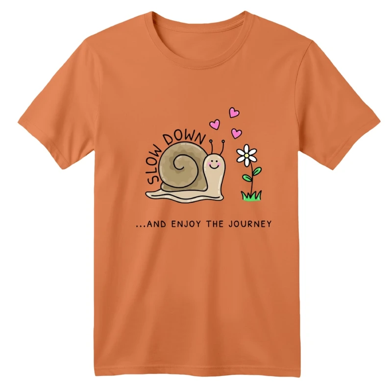 تی شرت آستین کوتاه بچگانه مدل حلزون کد 3