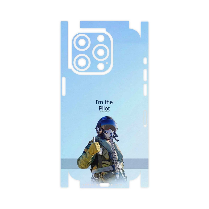 برچسب پوششی ماهوت مدل Pilot-FullSkin مناسب برای گوشی موبایل اپل iPhone 15 Pro