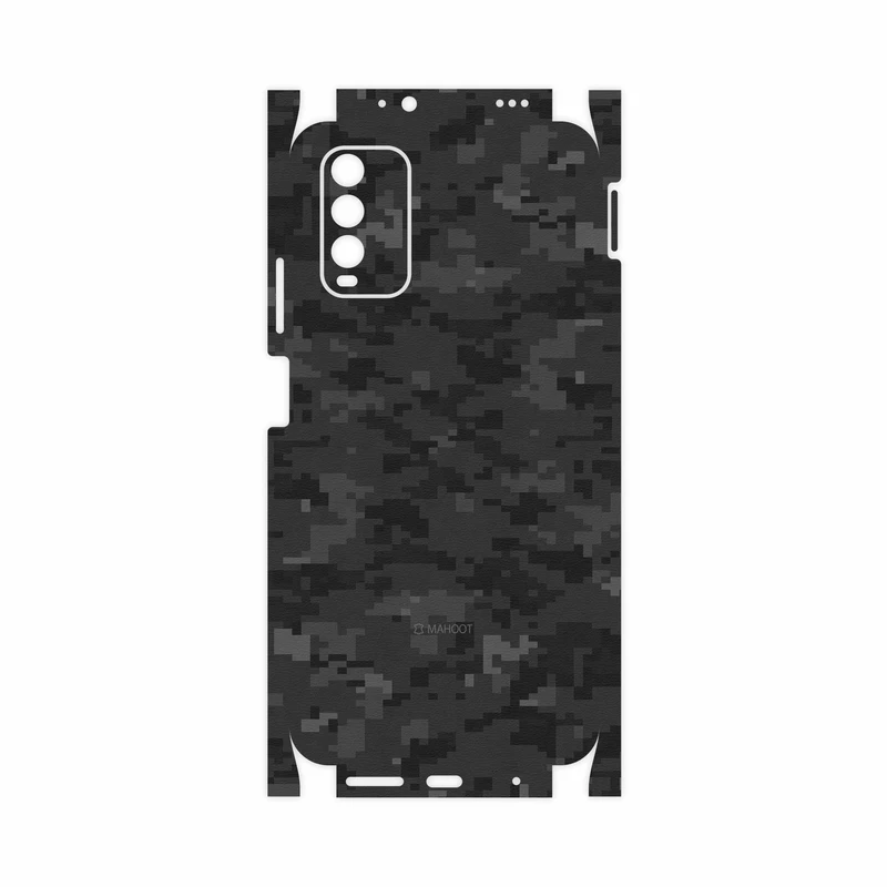 برچسب پوششی ماهوت مدل Night-Army-Pixel-FullSkin مناسب برای گوشی موبایل شیائومی Redmi 9T