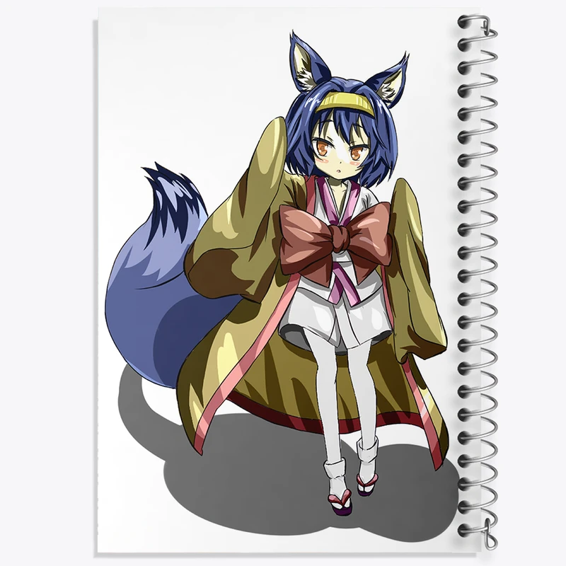 دفتر ژورنال نویسی 50 برگ خندالو مدل نقطه ای طرح ایزونا انیمه نو گیم نو لایف کد 32435