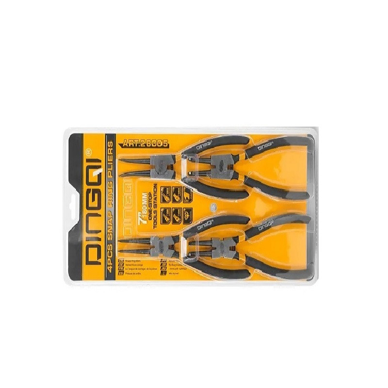 انبر خاربازکن و خارجمع کن دینگشی مدل DI-4 مجموعه 4 عددی انبر خاربازکن و خارجمع کن دینگشی مدل DI-4 مجموعه 4 عددی