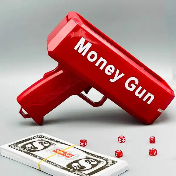 ابزار شوخی مدل تفنگ پول پاش