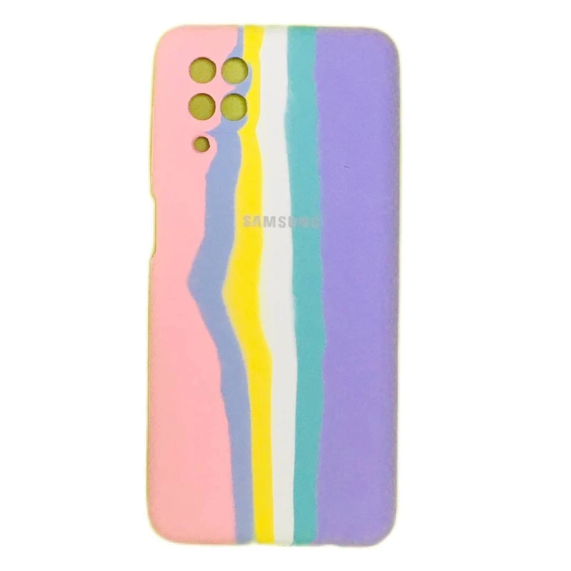 کاور مدل رنگین کمانی مناسب برای گوشی موبایل سامسونگ Galaxy A12