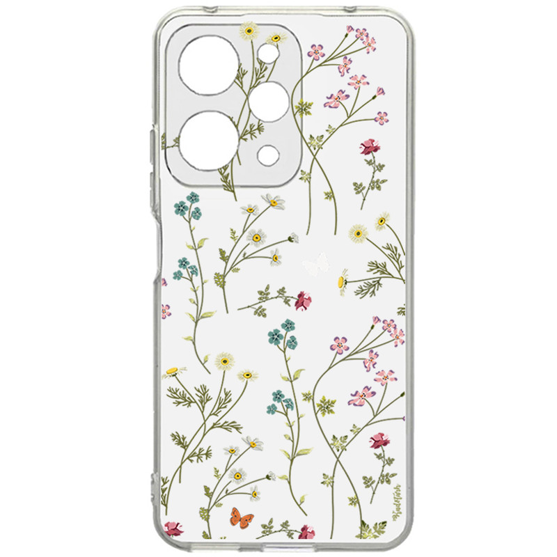 کاور طرح Nice Flower مناسب برای گوشی موبایل شیائومی Redmi 12 / Poco M6 Pro 5G 