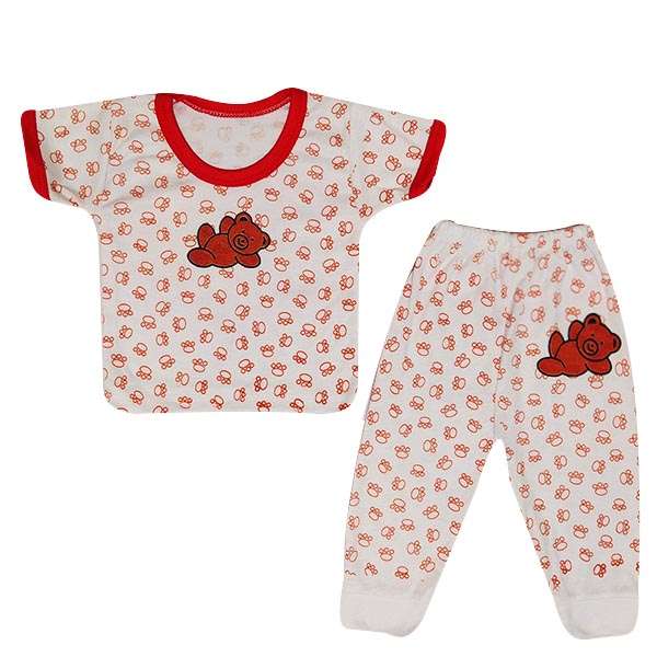 ست تی شرت و شلوار نوزادی کد 7