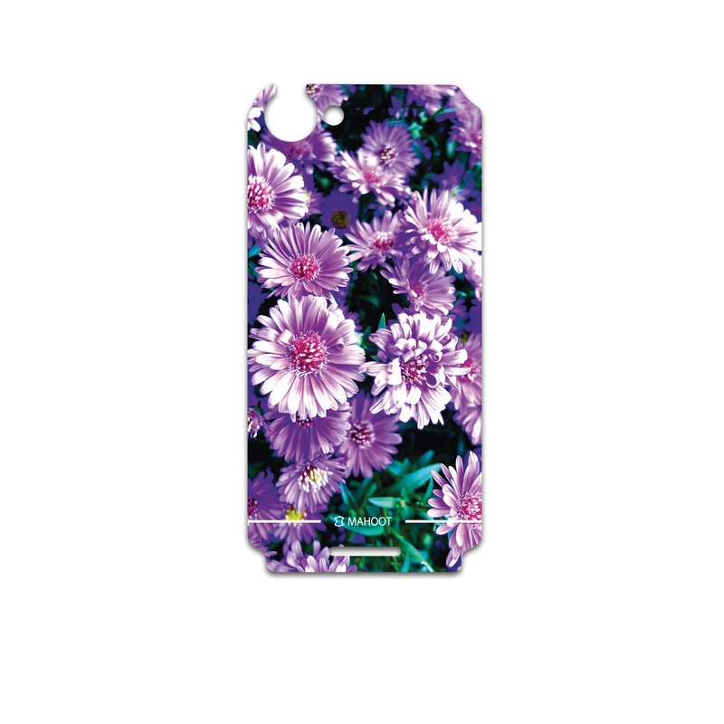 برچسب پوششی ماهوت مدل Purple-Flower مناسب برای گوشی موبایل سونی Xperia L